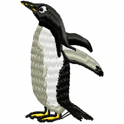 Pinguins Embroidery Design 1 Pinguins Embroidery Design 1